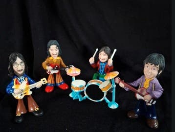 Beatles - Figurine, Resin Figurine Band Set (Compleet met, Nieuw in verpakking
