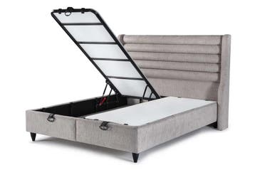 Boxspring HAPPY met opbergfunctie - diverse maten, Verzenden, Nieuw, Tweepersoons