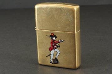 Zippo - Brass Finish Advertising - Aansteker - Messing, Nieuw