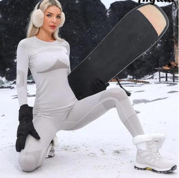 Dames Thermisch Ondergoed Set Sneldrogend Stretch Basislaag, Kleding | Dames, Wintersportkleding, Verzenden, Nieuw