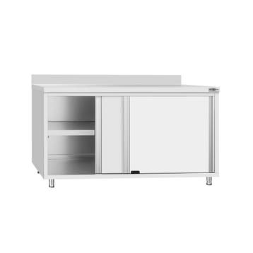 GGM Gastro | Gesloten RVS werktafel KOPENHAGEN ECO - |, Verzenden, Nieuw
