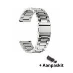 DrPhone ELITE 18MM Metalen RVS Horlogeband - Perfecte Pasvor, Verzenden, Nieuw