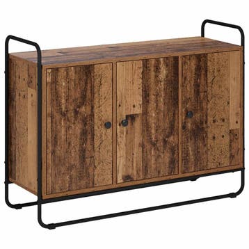 vidaXL Dressoir Oud hout 102 x 35 x 75 cm Bewerkt hout, Verzenden, Nieuw, Overige houtsoorten, Minder dan 50 cm