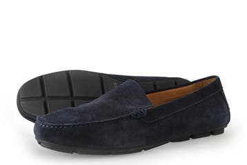 Manfield Loafers in maat 43 Blauw, Kleding | Heren, Schoenen, Loafers, Manfield, Zo goed als nieuw, Verzenden