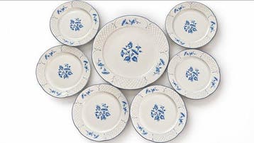 Villeroy & Boch - 6 Assiettes entremet dessert 1 Grand plat
