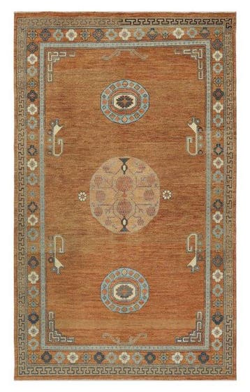 Handgeknoopt designer tapijt met Khotan-patroon – Nieuw -, Nieuw