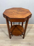 Bijzettafel - Hout - Houten bijzettafel, Antiek en Kunst