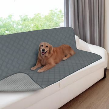Hondendeken auto achterbank - hondenmat - 208x132 cm - Grijs, Verzenden, Zo goed als nieuw