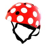 Kiddimoto Kinder Fietshelm Red Dotty Medium (53 - 58 cm), Verzenden, Nieuw