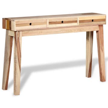 vidaXL Wandtafel massief gerecycled hout, Verzenden, Nieuw, Hout, 60 cm of meer
