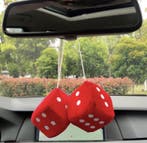 4 kleuren dobbelsteen autohangers, 7 cm autospiegel pluche, Ophalen of Verzenden, Nieuw