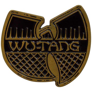 Wu-Tang Clan - Black & Gold Logo - Pin officiële merchandise, Ophalen of Verzenden, Nieuw, Kleding