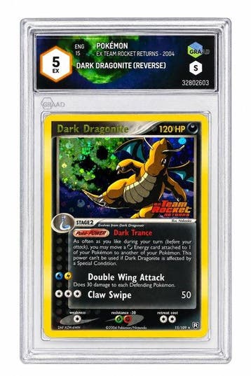 Pokémon - 1 Graded card - Dragonite 15/109 Foil, Reverse, Nieuw