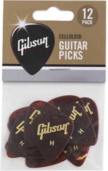 Gibson - Tortoise - Plectrum - Heavy 12-pack, Ophalen of Verzenden, Nieuw, Elektrische gitaar