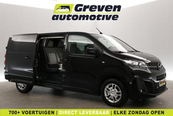 Opel Vivaro 2.0 CDTI L3H1 | Dubbele Cabine | Airco | Camera, Euro 6, Zwart, Nieuw, Airbags