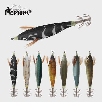 2x Luminous Squid Jigs - Kunst aas voor vis, 10cm, 9g, Kunst