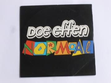 Normaal - Doe Effen Normaal (CD Single), Ophalen of Verzenden, Zo goed als nieuw