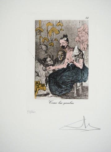 Salvador Dali (1904-1989) - Caprices de Goya: Como las