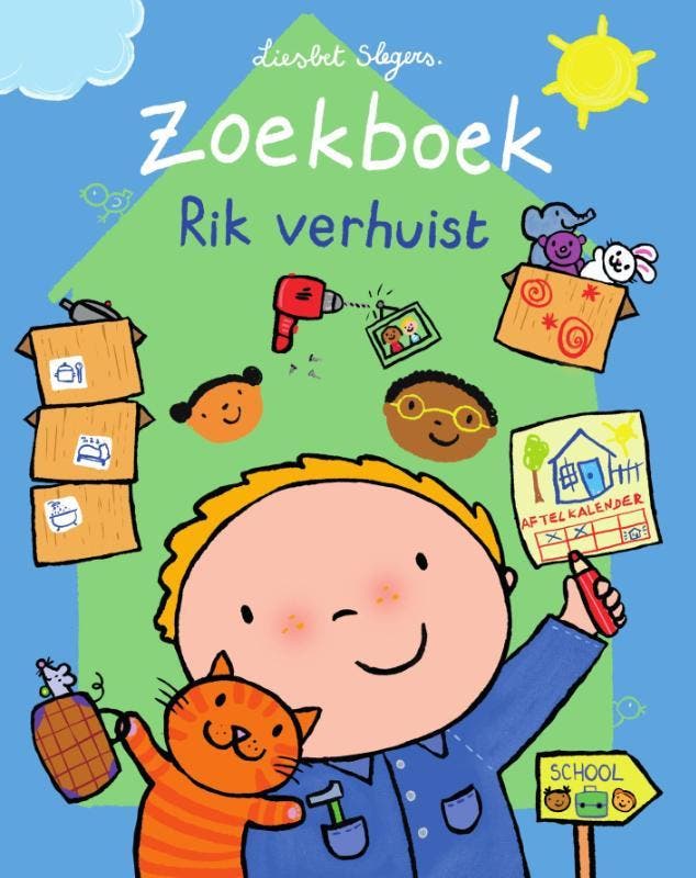 Zoekboek Rik Verhuist | Liesbet Slegers | Nieuw, Boeken, Overige Boeken, Nieuw, Ophalen of Verzenden