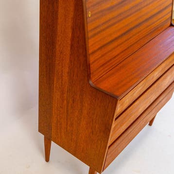 Secretaire | Vintage | Chatol | Teak |  3984, Ophalen of Verzenden, Zo goed als nieuw, Mid-Century