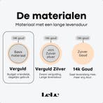 LeLu Oorringen goudkleurige Oorbellen Dames - Goldplated -, Ophalen of Verzenden, Zo goed als nieuw