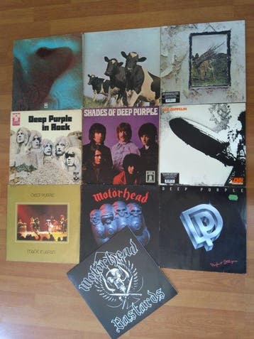 Deep Purple , Motörhead , Led Zeppelin , Pink Floyd - 10, Cd's en Dvd's, Vinyl Singles, Nieuw in verpakking