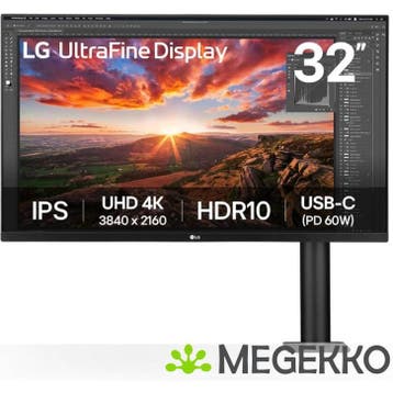 LG UltraFine 32UN880K 32  Ultra HD IPS Ergo Monitor, Computers en Software, Monitoren, Verzenden, Nieuw, LG