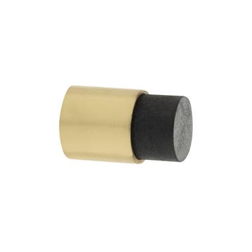 Deurstopper wandmontage 35x22mm messing gelakt - muurbesc..., Ophalen of Verzenden, Nieuw, Koper of Messing, Overige typen