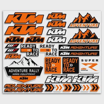 KTM Motor Stickers Set - Waterdicht Vinyl Decoratie voor Duk