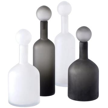 Polspotten Bubbles En Bottles Mat - Vaas - Ongebruikt, Ophalen of Verzenden, Zo goed als nieuw, Wit, Glas