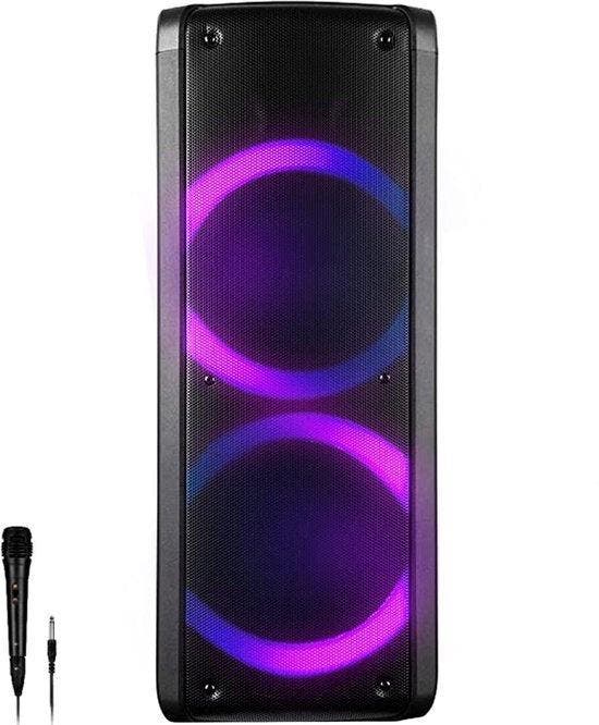 2dekans | Denver Bluetooth Luidspreker Party Box Disco, Audio, Tv en Foto, Luidsprekers, Zo goed als nieuw, Ophalen of Verzenden