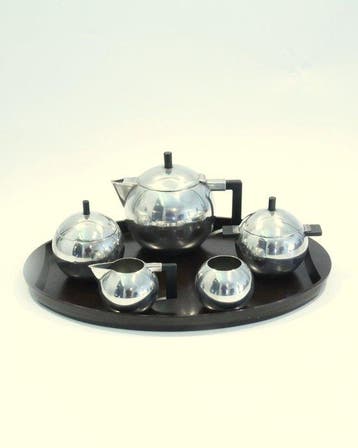 Compleet Bauhaus / Art Deco theeservies - Gero - Theodorus