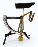 Post/brieven weegschaal - Gepatineerd brons