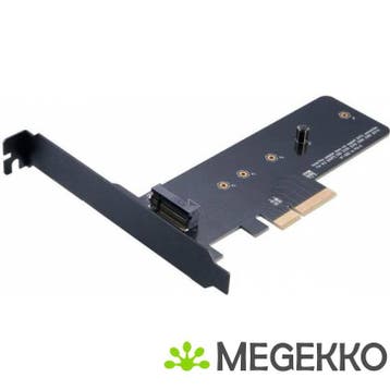 Akasa M.2 SSD to PCIe 3.0 x4 NVME adapter card AK-PCCM2P-01, Verzenden, Nieuw, Akasa