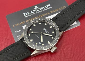 Blancpain - Fifty Fathoms Bathyscaphe - 5000-1230-b52a -, Sieraden, Tassen en Uiterlijk, Horloges | Heren, Nieuw
