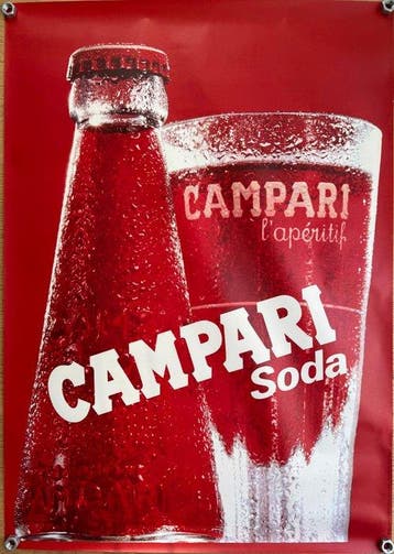 Anonymous - Poster pubblicitario Campari soda
