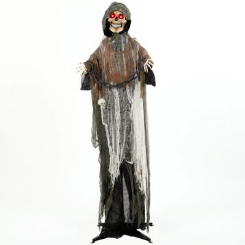 Animierter Sensenmann, 170 Cm, Lebensgroße Halloween-Animatr, Verzenden, Nieuw