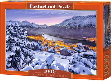 St. Moritz Switzerland Puzzel (1000 stukjes) | Castorland -, Hobby en Vrije tijd, Verzenden, Nieuw