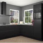 Zwarte keuken Pai 109979, Huis en Inrichting, Keuken | Complete keukens, Verzenden, Nieuw