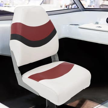vidaXL Bootstoelen 2 st met poot 360° draaibaar, Watersport en Boten, Verzenden, Nieuw