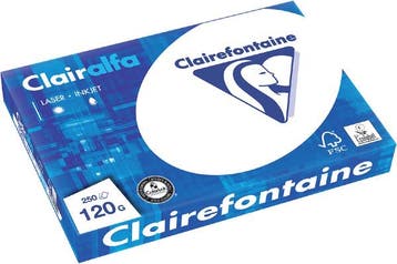 A4 papier 120 gram pak 250 vel Clairefontaine Clairalfa, Computers en Software, Verzenden, Nieuw, Clairefontaine