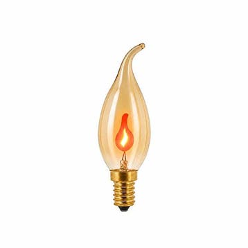 LED kaarslamp vlam E14 | 3 watt | 2200K extra warm wit |, Verzenden, Nieuw, E14 (klein), Overige typen