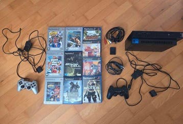 Sony - PlayStation 2 - PlayStation 2 avec 10 jeux, deux, Nieuw