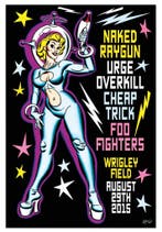 Posters - Poster Naked Ray Gun - Wrigley Field, Verzenden, Zo goed als nieuw