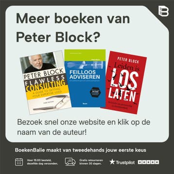 Feilloos adviseren 9789052617947 Peter Block, Boeken, Verzenden, Zo goed als nieuw, Peter Block