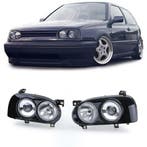 DE Dubbele Koplampen Zwart VW Golf 3 1991-1997 RL714, Nieuw, Volkswagen