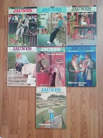 Jaunes T1 à T7 - Série complète - 7x C - EO/Ré - 7 Album -, Boeken, Stripboeken, Nieuw