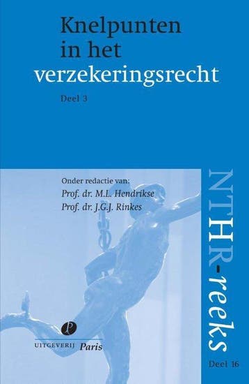 9789490962555 NTHR reeks 16 - Knelpunten in het verzekeri..., Boeken, Verzenden, Zo goed als nieuw