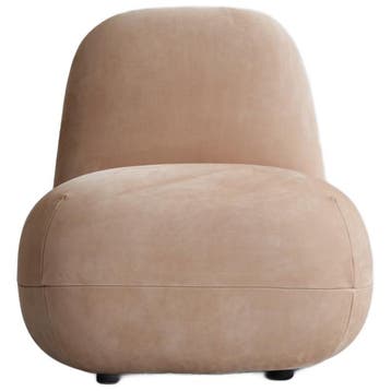 101 Copenhagen Toe Chair Flat Nubuck - Fauteuil, Huis en Inrichting, Gebruikt, 75 tot 100 cm, Ophalen of Verzenden, 75 tot 100 cm
