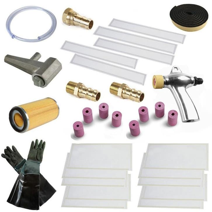 Revisie set voor straalcabine PP-T 0008 - Set straalcabine, Doe-het-zelf en Verbouw, Gereedschap | Overige machines, Ophalen of Verzenden